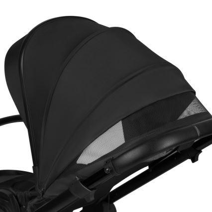 Lionelo - Kombinerad barnvagn 3-i-1 LAYLA Black Onyx