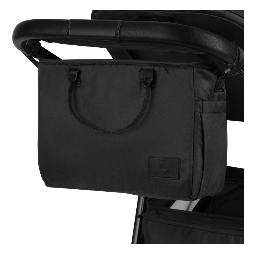 Lionelo - Kombinerad barnvagn 3-i-1 LAYLA Black Onyx