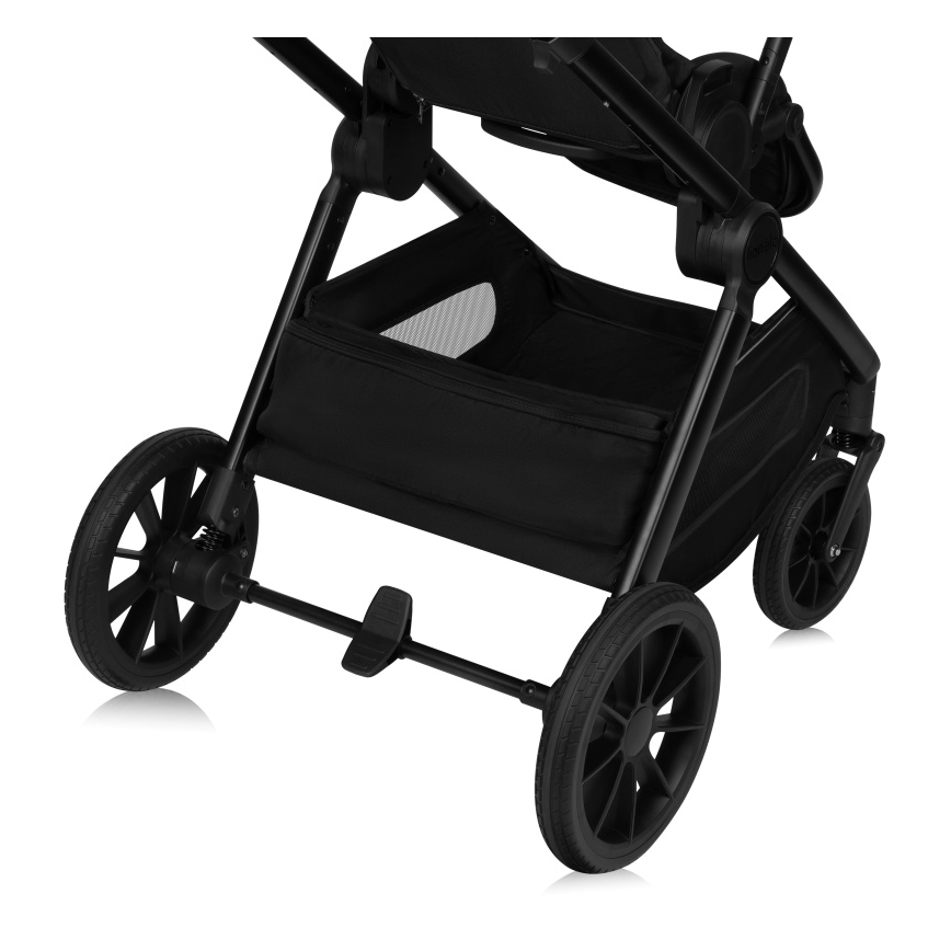 Lionelo - Kombinerad barnvagn 3-i-1 LAYLA Black Onyx