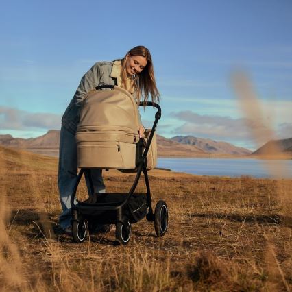 Lionelo - Kombinerad barnvagn 3-i-1 MERIL Sandbeige