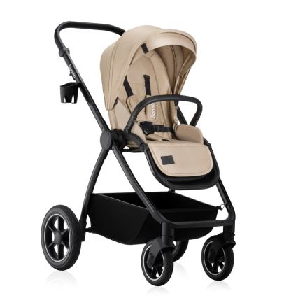 Lionelo - Kombinerad barnvagn 3-i-1 MERIL Sandbeige