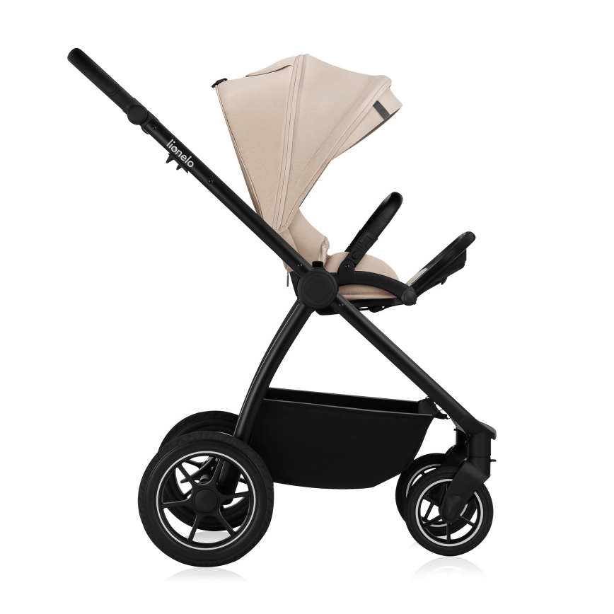 Lionelo - Kombinerad barnvagn 3-i-1 MERIL Sandbeige