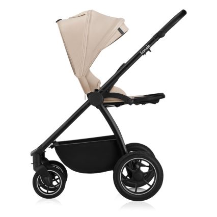 Lionelo - Kombinerad barnvagn 3-i-1 MERIL Sandbeige