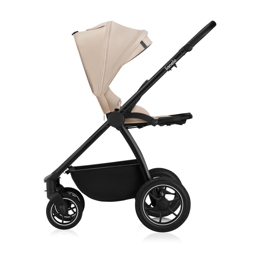Lionelo - Kombinerad barnvagn 3-i-1 MERIL Sandbeige