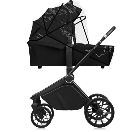 Lionelo - Kombinerad barnvagn 3 i 1 MIKA PLUS Svart Onyx