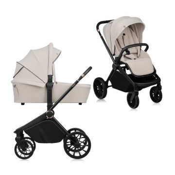 Lionelo - Kombivagn 2-i-1 MIKA PLUS Sandbeige