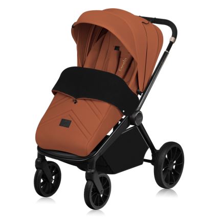 Lionelo - MIKA PLUS 3-i-1 kombivagn, rostbrun