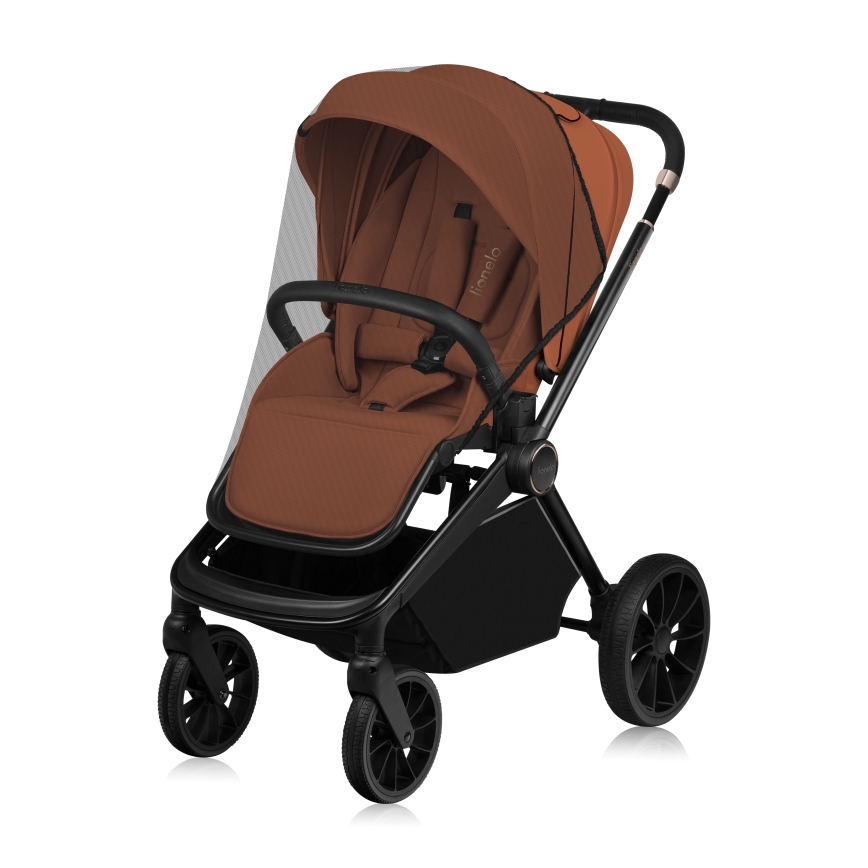 Lionelo - MIKA PLUS 3-i-1 kombivagn, rostbrun