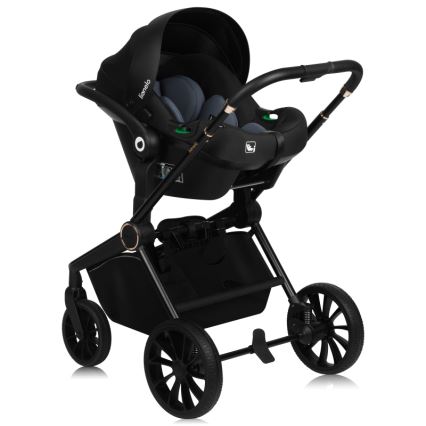 Lionelo - MIKA PLUS 3-i-1 kombivagn, rostbrun
