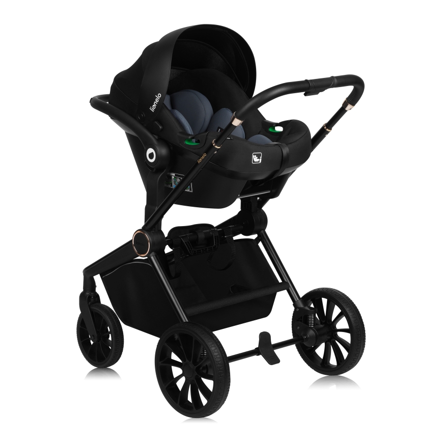 Lionelo - MIKA PLUS 3-i-1 kombivagn, rostbrun