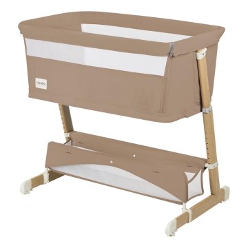 Lionelo - Omvandlingsbar spjälsäng 5-i-1 THOMI PLUS Beige Karamell