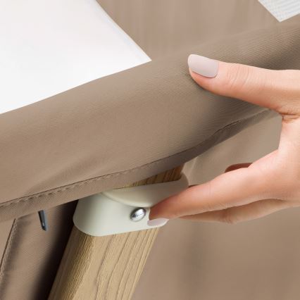 Lionelo - Omvandlingsbar spjälsäng 5-i-1 THOMI PLUS Beige Karamell