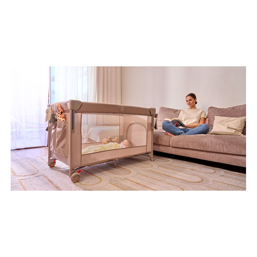 Lionelo - Resesäng 3-i-1 ELLEN Beige Sand