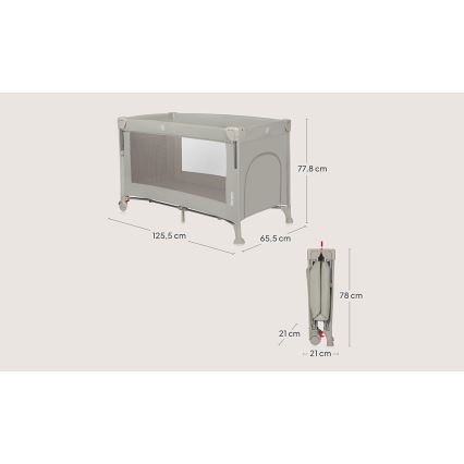 Lionelo - Resesäng 3-i-1 ELLEN Beige Sand