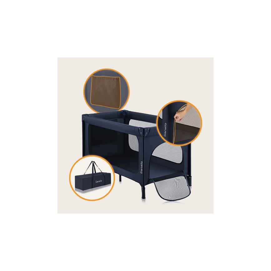 Lionelo - Resesäng JASMIN EASY FOLD Navyblå