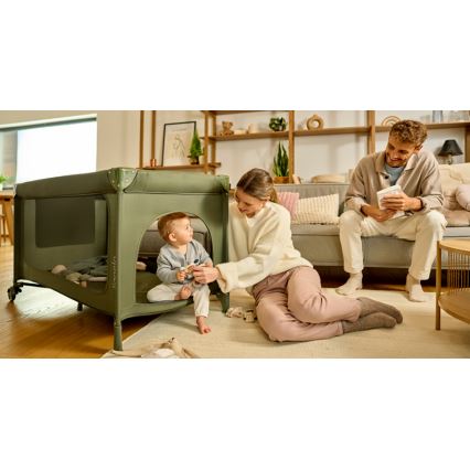 Lionelo - Resesäng JASMIN EASY FOLD Olivgrön