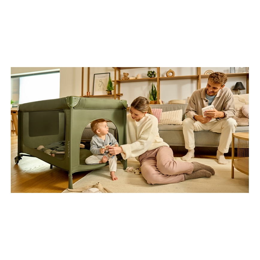 Lionelo - Resesäng JASMIN EASY FOLD Olivgrön