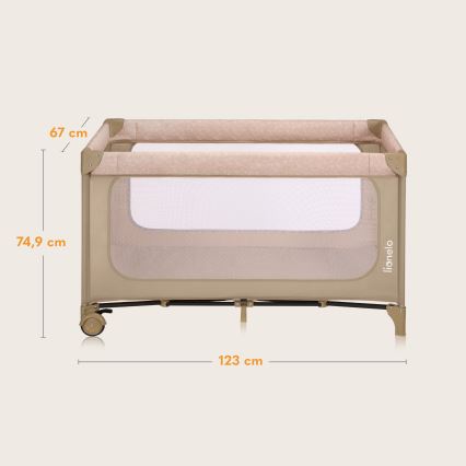 Lionelo - Resesäng JASMIN EASY FOLD sandbeige