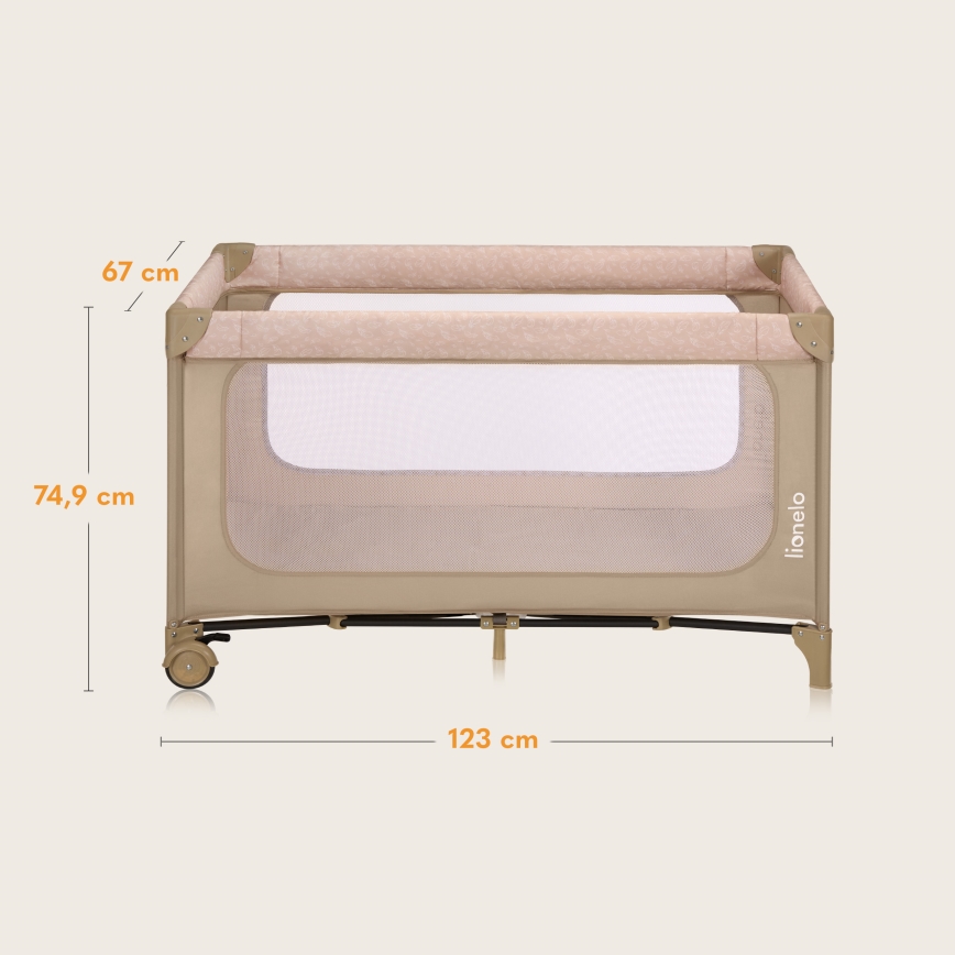 Lionelo - Resesäng JASMIN EASY FOLD sandbeige
