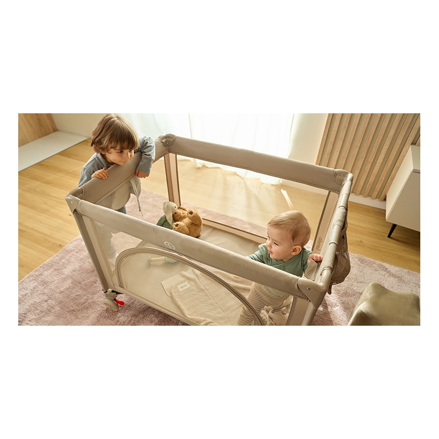 Lionelo - Resesäng LAURA Beige Sand