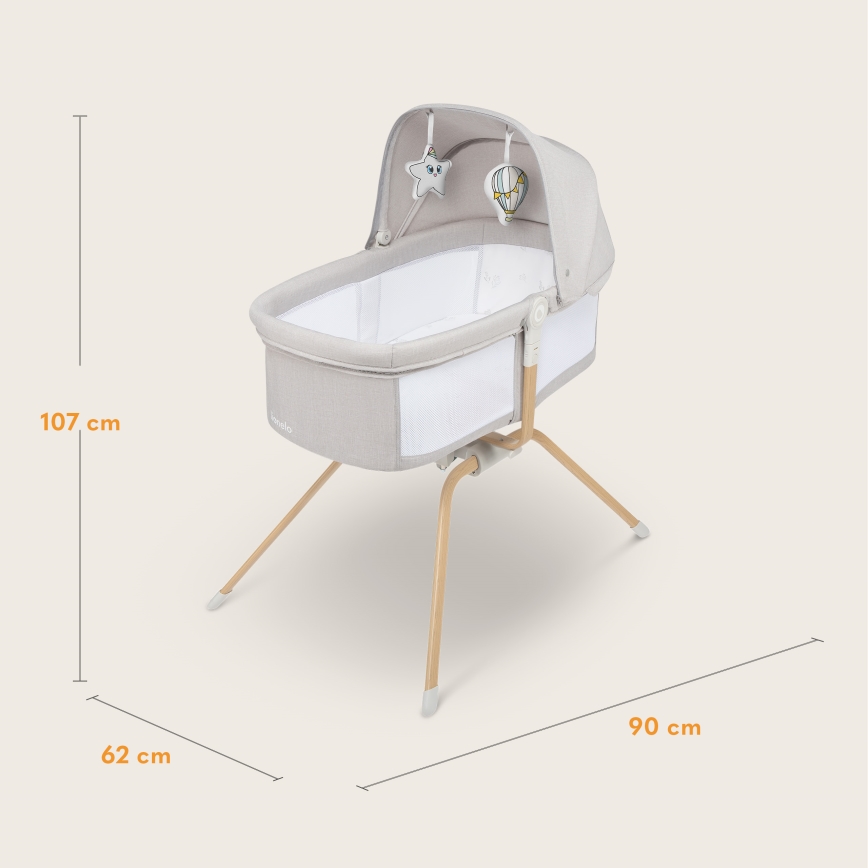 Lionelo - Resesäng MALIN EVO Beige Natural