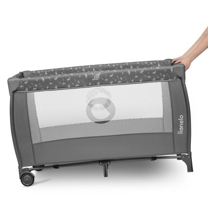 Lionelo - Resesäng STEFI PLUS Grå/Vit