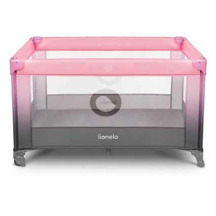 Lionelo - Resesäng STEFI rosa/grå