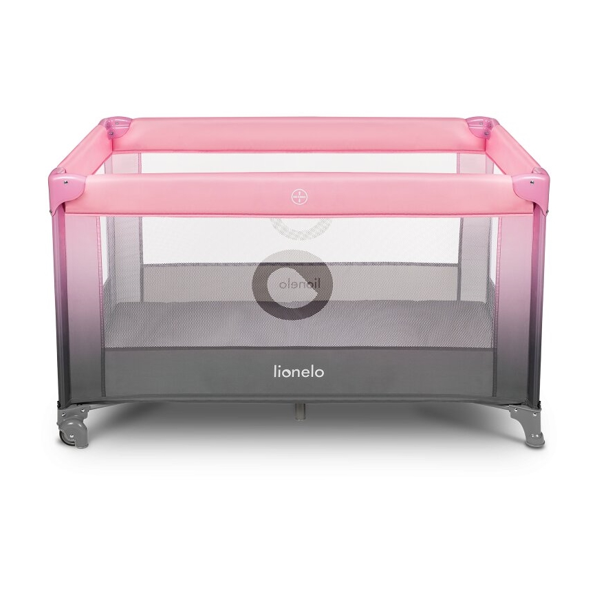 Lionelo - Resesäng STEFI rosa/grå