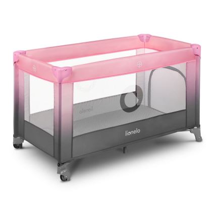 Lionelo - Resesäng STEFI rosa/grå