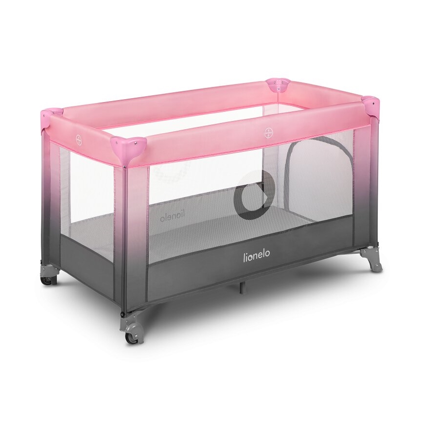 Lionelo - Resesäng STEFI rosa/grå
