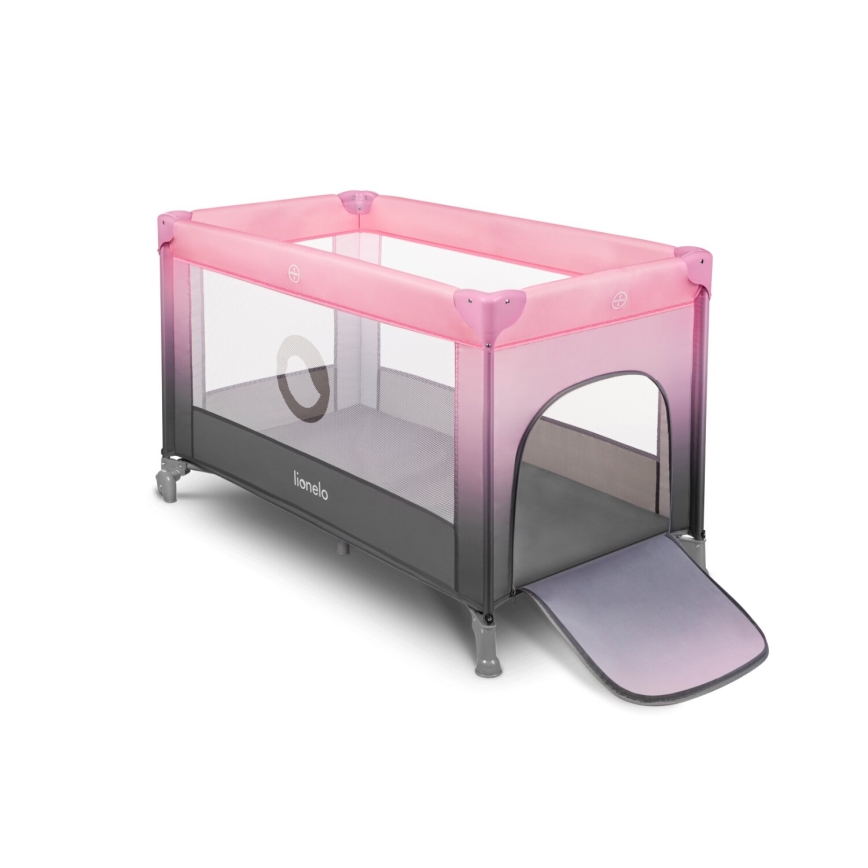 Lionelo - Resesäng STEFI rosa/grå