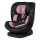 Lionelo - Roterbar bilbarnstol med bas BASTIAAN i-Size 40-150 cm Pink Rose