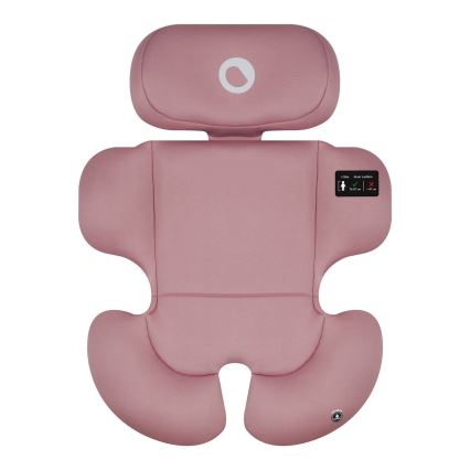 Lionelo - Roterbar bilbarnstol med bas BASTIAAN i-Size 40-150 cm Pink Rose