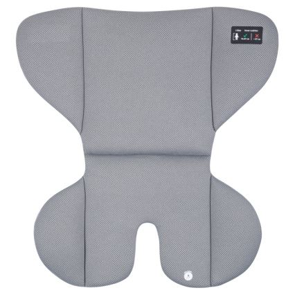 Lionelo - Roterbar bilbarnstol med bas LAVENDER i-Size 76-150 cm Grey Stone