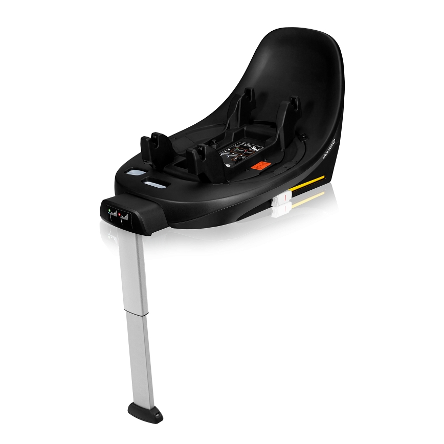 Lionelo - Roterbar bilbarnstol med bas MOXIE SET i-Size 40-87 cm Svart Carbon