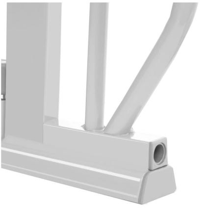 Lionelo - Säkerhetsbarriär TRUUS SLIM LED grå