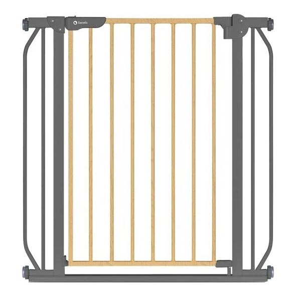 Lionelo - Säkerhetsbarriär TRUUS SLIM svart/beige