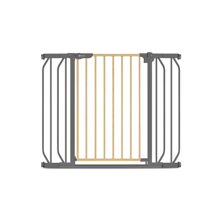 Lionelo - Säkerhetsbarriär TRUUS SLIM svart/beige