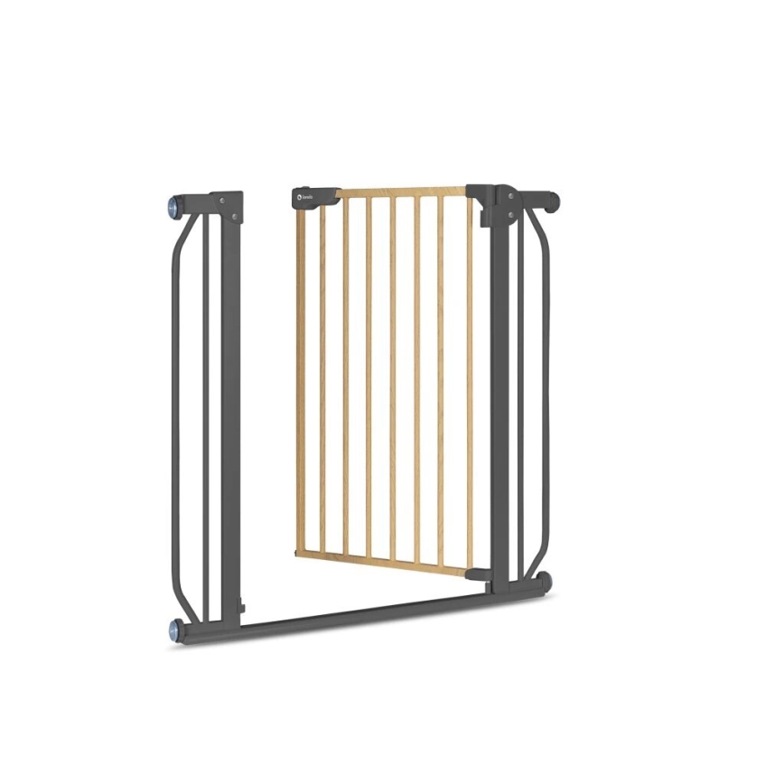 Lionelo - Säkerhetsbarriär TRUUS SLIM svart/beige