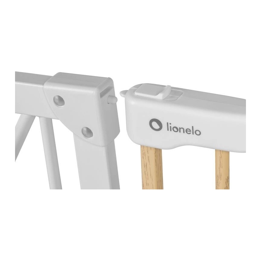 Lionelo - Säkerhetsbarriär TRUUS SLIM vit/beige