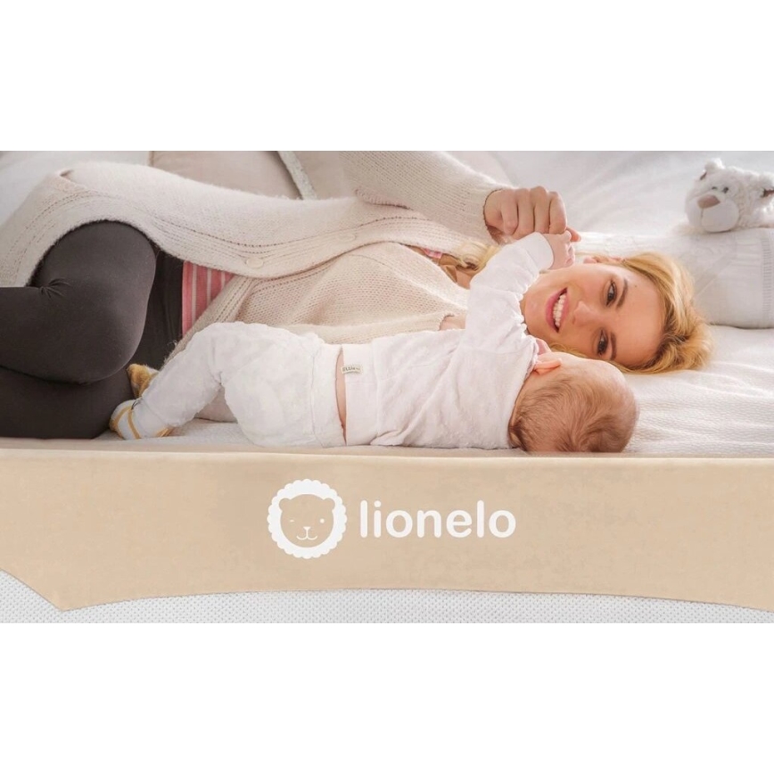 Lionelo - Säkerhetssängbarriär EVA beige