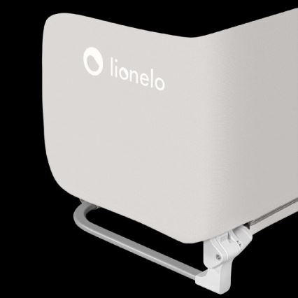 Lionelo - Säkerhetssängbarriär LORA grå
