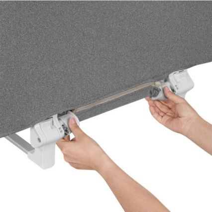 Lionelo - Säkerhetssängbarriär LORA mörk
