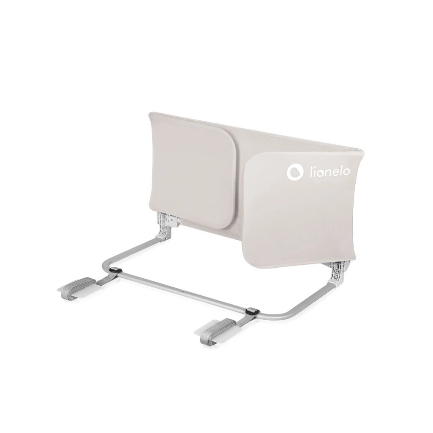 Lionelo - Säkerhetssängbarriär LORA XL grå