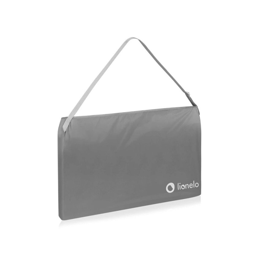 Lionelo - Säkerhetssängbarriär LORA XL grå