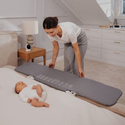 Lionelo - Säkerhetssängbarriär LORA XL mörk