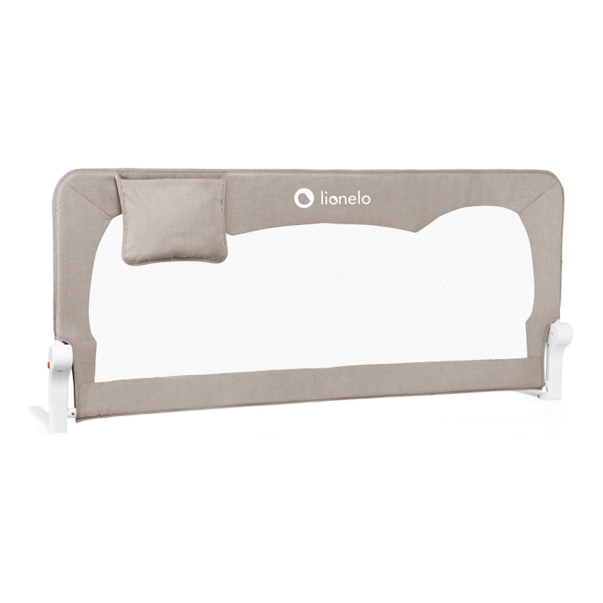 Lionelo - Sängskyddsbarriär HANNA Beige Melange