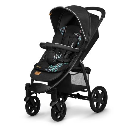 Lionelo - Sittinsats till barnvagn SEATLINER Golden Moments, svart