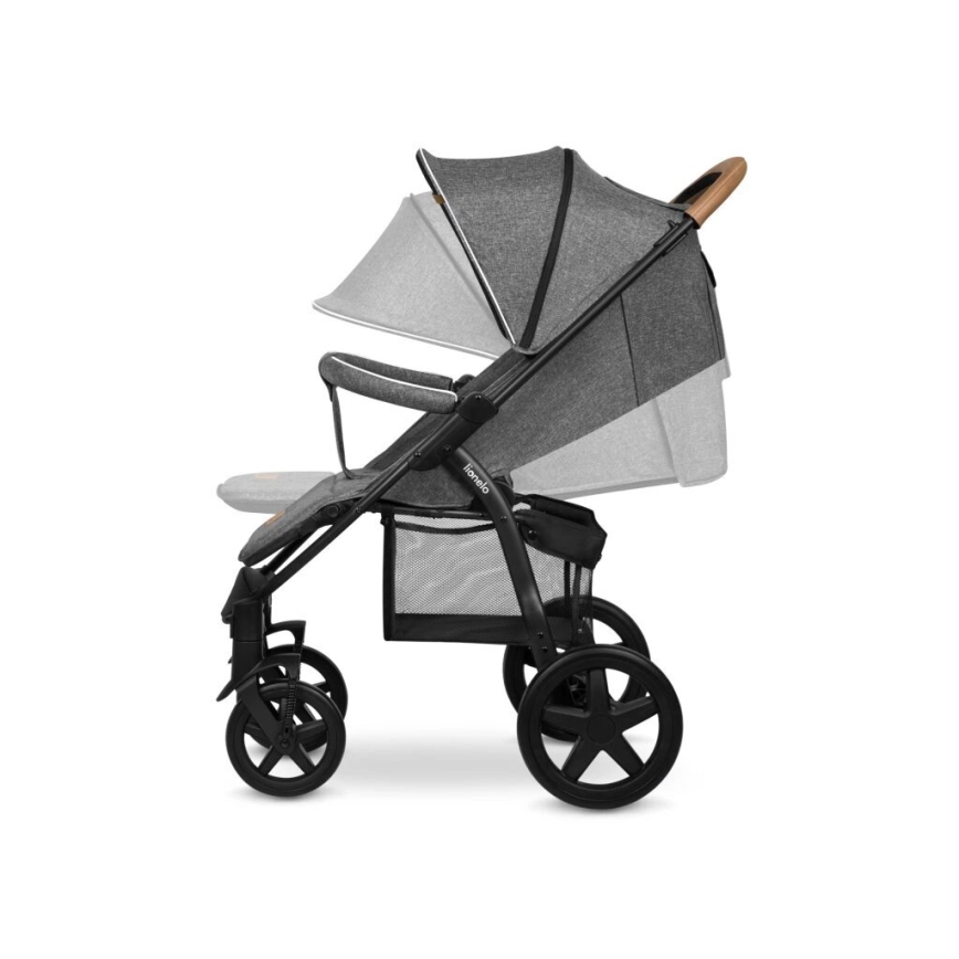 Lionelo - Sittvagn ANNET PLUS grå