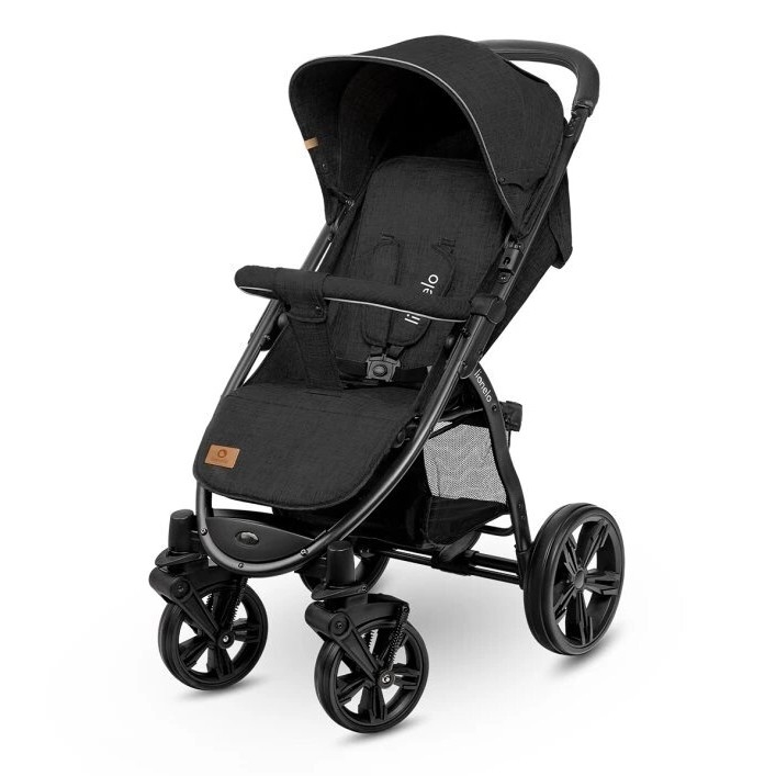 Lionelo - Sittvagn ANNET PLUS svart